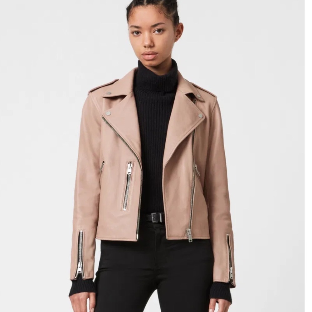 AllSaints Fern biker, size 6